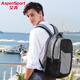 ASPENSPORT (ASPENSPORT) large capacity backpack fashion casual burden reduction junior high school students school bag business travel computer backpack red_light gray [standard version]