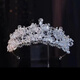 Shijun (SHIJUN) Dinner Wearable Crown Complete Set of Adult Headwear Bridal Korean New Style Crystal Sparkling Diamond Wedding Crown