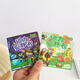 Cute mini plant vs. zombie magnetic sticker quiet book toys children's boy gift small magnetic sticker book Magnetic quiet book - Magnetic 6 complete set 10*10cm [3 scenes + 2 materials]