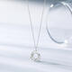 Chao Acer Platinum PT950 Platinum Necklace Women's Möbius Ring CNC Birthday Gift Priced Labor Cost 440 Yuan 3.6g Chain Length About 40cm + Extension Chain