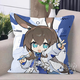 Ark of Tomorrow, Luosen Chongyue Amiya Dormitory Nap Sofa Pillow Bedside Bedside Backrest Cushion Pillow D1047 XiQ 45cm*45cm Pillow core with centimeters + double-sided picture