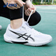 ASICS Badminton Shoes GEL-ROCKET 12 Men's and Women's 2025 New Official Flagship Training Shoes White/Black-101 42