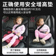 Beimanle children's car booster pad 3-12 years old portable simple baby seat isofix hard and safe navy blue