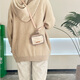 Mini -Bag Girls, Jungen, Münzbrieftasche, Kartenbeutel, Kopfhörer, Ausweisbeutel, Münzbeutel, Schulbeutel, Anhängergeschenk Zy Brown transparent Plüschquadrat -Aufbewahrung (neues Produkt