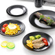 Métamine Plaque de table assiette commerciale assiette à manger assiette Hot Pot Restaurage Plat Plaque Barbecue Plaque barbecue Plaque barbecue Plate LJP1098 One Piece 72 Pièces