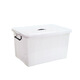 Oluxun Custom Thicken Clothes Transparent Storage Box Plastic Toys Rectangular Quilt Organizing Box Extra Large Storage Short Model 6630[44*30*16.5] Durable Cooked Glue