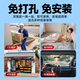 摄像头家用手机远程360度无死角夜视无需连WiFi免插电高清监控器 黑色-超清【免电免网】 32g录像