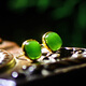 Des boucles d'oreilles Jade Jade Jade, milléaires, des boucles d'oreilles Jade Jasper, des boucles d'oreilles exquises, six QZX830i