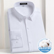 Yager Flagship Office officiel Summer Thin Long à manches à manches longues Men's Pure Cotton Anti-Wrinkes Striped Inch Vêtements Business haut de gamme d'âge moyen et DP décontracté # 6621 S 165 / 84A Taille 38 Hauteur 160-16