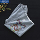 
Modal literary retro embroidered ripped jeans for women in summer and autumn straight pants loose and slimming women's cropped pants A6210# blue, good upgraded fabric quality is better M 95-105Jin[Jin equals 0.5 kg]
