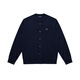 
HAZZYS men's clothing autumn and winter sweater jacket cotton/wool blend knitted cardigan men's ABYZD0CCX22 dark blue DN XL (180/100A 50)
