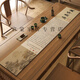 
LuodaBAN (LUODABAN) Qianlijiangshan Tu Table Flag Tea Table New Chinese-style Zen Tea Table Padding Cloth Absorbent Tea Table Table Cloth Long Strip Jingxin-NG-12048 Customization [Welcome to consult customer service]