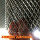 304 stainless steel mesh 304 stainless steel small hole diamond mesh steel wire mesh decorative mesh security anti-theft mesh steel plate galvanized steel plate 8*10 mesh-1.0 thick steel plate 60 cm wide-3 meters long (comes with cable ties and gloves)