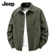 JEEP long-sleeved shirt men's 2025 spring and autumn coat new casual loose versatile cotton work shirt