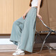 Tang Shi 2025 summer women's loose casual nine-point denim skirt pants