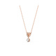 施华洛世奇（SWAROVSKI）LifelongHeart爱心链坠项链吊坠女饰品配饰秋冬毛衣链官方旗舰正 镀玫瑰金色