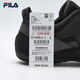 
FILA official men's shoes and sneakers 2025 autumn new colored stone shoes thin sole shoes casual shoes training shoes black/wrought iron grey-BF 42