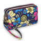 
PSVORT cross-border fashion zipper long wallet key bag hand-held fabric coin wallet mobile phone bag manufacturer Y5516 purple without specifications