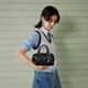 JUST STAR Waffle Boston Bag Women's 2025 New Handbag Light Luxury One-Shoulder Crossbody Bag Commuter Pillow Bag Cream White Fashion High-end Brand Birthday Gift Women