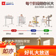 Hoag（霍格）百变神器婴儿床可移动升降调节多功能尿布台拼接床学习桌 百变学霸婴儿床+床垫