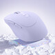ThundeRobot low-light Bluetooth dual-mode wireless mouse ML103 ML101 2.4G Bluetooth e-sports home office long-life soft mouse low-light dual-mode ML103 lavender purple