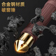 维诺亚30天9893件甩棍车载防身武器合法自卫用品伸缩加粗棍子防身三节登 99CM实心淬火挡刀钛金+破窗器.