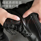 Huili Martin Boots Herren Sommer 2025 Neue heiße High-Top-Stiefel Herren-Briten-Stil schwarze Lederstiefel Schwarz 44