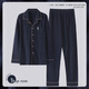 Hongtai men's pajamas for boys spring and autumn style 2025 new long-sleeved spring and summer large-size teenager men's home clothing OMM-12027 L men