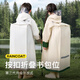 Mu Meng children's raincoat with school bag seat waterproof and breathable baby thickened raincoat boys and girls go to school outdoor fashion poncho Mokami XL [Suggested height 110-120cm]