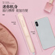 Golden Rice Splint, small bangs straightening board clip, hair straightening curling wand, high skull top, mini, compact and portable K7 nude pink, suitable for dormitories, birthday gifts and travel essentials