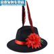 Xu Qixing men's big-brimmed hat top hat wedding photo studio shooting groom official Chinese style photo costume photography props big-brimmed happy hat