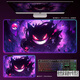 Mengyier RGB luminous mouse pad Large Pokémon Genggui E-sports game keyboard pad Anime table pad Ambient light strip DD-3291 upgraded RGB Genggui 350x250mm 4mm