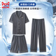 Catman (Miiow) Sommer Herren dreiköpfiger Pyjamas Ice Seide Kurzärärmelhose Nachahmung Seide 2025 Neue Heimkleidung Herren Sommer 14903+K15903 L