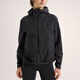 始祖鸟（ARC'TERYX）GORETEXCoellelogo刺绣防水防风透气软壳休闲连帽夹克外套女款 黑色/Black S