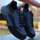 Misa Mila Herrenschuhe für den Frühling Neues Leder wasserdichte Sportschuhe lässig vielseitige Reiseschuhe weiche Sohle nicht rutschfeste Laufschuhe grau H-882 40