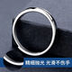 Zhixun Self-Discipline 999 Pure Silver Simple Ring for Boys Fashionable Pure Silver Index Finger Ring Birthday Gift for Boyfriend Pure Silver 999 Opening Adjustable