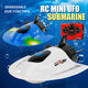 
Linguo Boy Charging Electric Speed Boat Children's Waterproof Wireless Remote Control Submarine Underwater Robot Black Technology Toy Blue