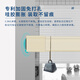 Kezhitu erweitert 3,5 Aluminiumlegierungen, ohne Schlagen und Blackout -Hebedelchblinden Badezimmer Badezimmer Badezimmer Gal3523z High Hell Pearlescent Sheet Sky Blue Quadratmeter