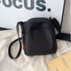 Hochwertiger Nischendesign kleiner Tasche für Frauen 2025 Neue trendige Muschelbeutel Leicht und vielseitig große Kapazität Crossbody Bag Schwarz