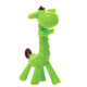 Baby vertical giraffe teether, baby silicone teething stick, newborn chewing toy, green coffee giraffe + storage box