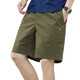 Tommy Jeanstoy Jeans Tommy Amerikaner Sommer Pure Cotton Fünf-Punkte-Shorts Casual Vielseitige, vielseitige Strandhosen Herrenhosen 9215 Bohnengrün High-End Casual Anti-Falten Business 2xl