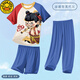 G.DUCKKIDS儿童睡衣小男孩莫代尔薄款夏季男童中大童三件套家居服哪吒春夏天 1M--ST-12353 170 8码(100-110)cm