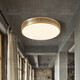 Heart mirror full copper outdoor ceiling light villa door light Chinese balcony entrance hall aisle anti-mosquito entry door light X3891-400/square