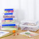 Yonghuan Rechteckige Lebensmittelqualität transparenter Plastik Frischwachtbox Küche Kühlschrank für Handelsbox Kimchi Storage Secret Chocolate Color Label 9928