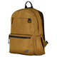 NEUES BALALY18.6L Mode vielseitig vielseitig Reißverschluss Stoff Rucksack reguläre Männer und Frauen gleiche Paare Braun Brown Brown