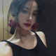 Carvelove French Retro Retro Rose Flower Pendientes Lectin Super Fairy Red Nicho Temperamento Vacaciones Joyas de boda EH1396 Red Rose Ear Clip Broche