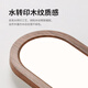 Plafonniers LED pour les couloirs en grande vue du jardin de style intermédiaire longue bande ultra-mince moderne à entrée simple balcon de valette U263 3892-40cm-walnut couleurs - Lumières Lumières