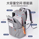 Huili Schoolbag Junior High School High School Boys Gran capacidad Estudiantes universitarios Mochila liviana Mochila casual Bolso de viaje de viaje Gray [Colgante decorativo]