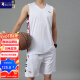 Holzspecker Sport Basketball Uniform Sommer Casual Anzug dünne, schnell trocknende lose ärmellose Weste Shorts Fitness SD757 mittelblau L 100-120jin [Jin entspricht 0,5 kg]