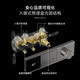 
KG Shine-Rain Shower embedded in the wall type hidden hidden embedded embedded copper integrated hot melt digital display shower complete set [gun gray KS702] Digital display constant temperature + lifting rod KG